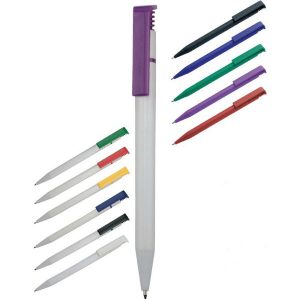 Solid Calico Ballpen white barrel- MCK Promotions