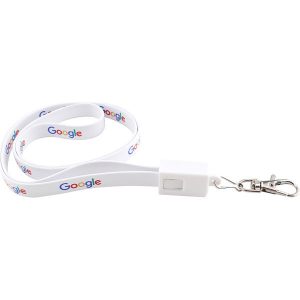 2 in 1 charging cable lanyard - mck promotions