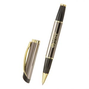 Abbott Deluxe Rollerball Pen (gunmetal) - mck promotions