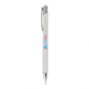 Bing Soft Touch Stylus Ballpen (white)- mck promotions