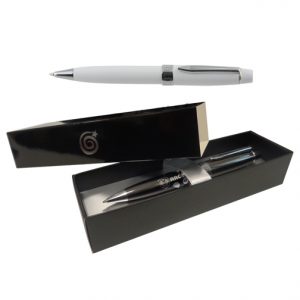 Heston Ballpen In Turner Giftbox (white)- mck promotions