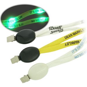 flashing lanyards- mck promotions