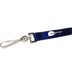 1.5cm flat weave nylon lanyards- mck promotions