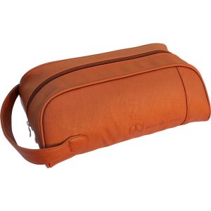 Leather golf shoe bag- mck promotions