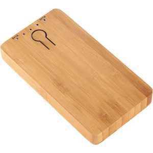 PB 5000 Bamboo Power bank- mck promotions