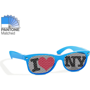 Sunglasses print on lens (blue)- mck promotions