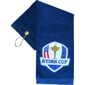 embroidered cotton golf towel- mck promotions