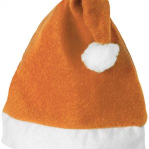 Christmas Hat, orange ,white- MCK Promotions