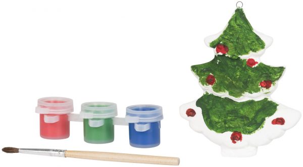 Paint a christmas tree, white- MCK Promotions