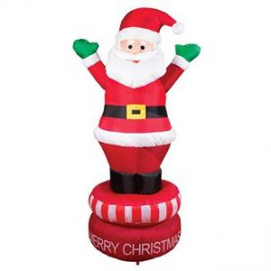 1.8m inflatable rotating Santa - MCK Promotions