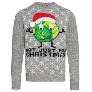 Adults Sprouts Not Just For Christmas jumper - MCK Promotions