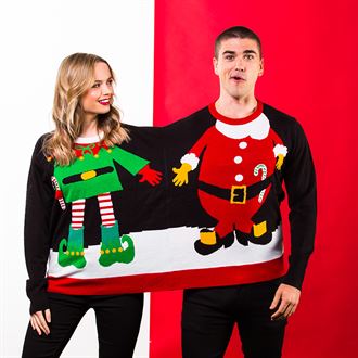 Adult novelty double Christmas jumper – TEK Promotions | Branded ...