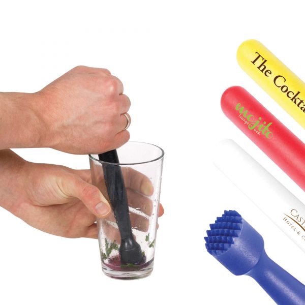 Coloured Plastic Muddler (8inch)- MCK Promotions