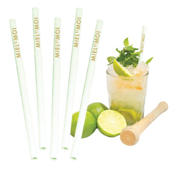 Edible Lime Flavoured Straws- MCK Promotions