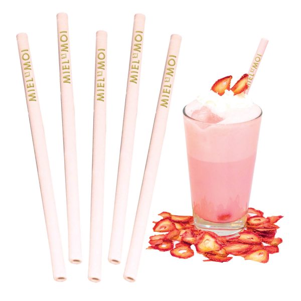 Edible Strawberry Flavoured Straws- MCK Promotions