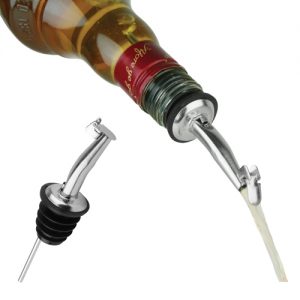 Flip Lid Stainless Steel Pourer- MCK Promotions