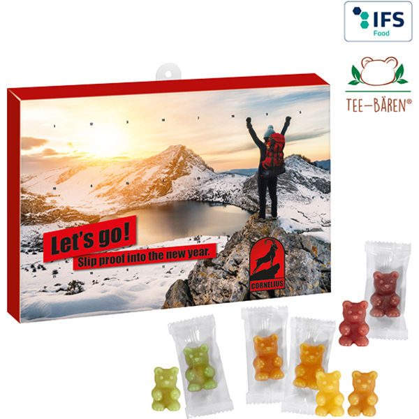 Premium Tea-Bears Advent Calendar BUSINESS- MCK Promotions