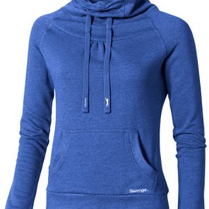 Racket ladies sweater, heather blue- MCK Promotions