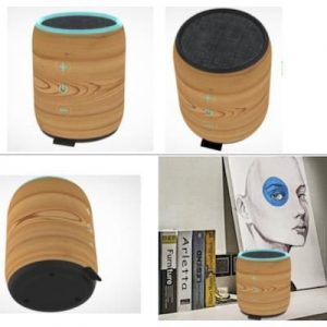 ECO-WOOD BLUETOOTH BARRELL SPEAKER- MCK PROMOTIONS