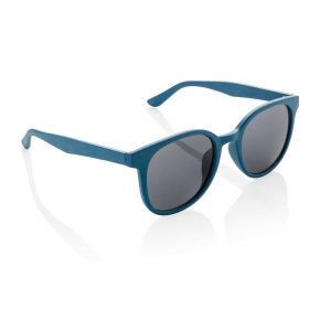 ECO wheat straw fibre sunglasses Blue- MCK Promotions